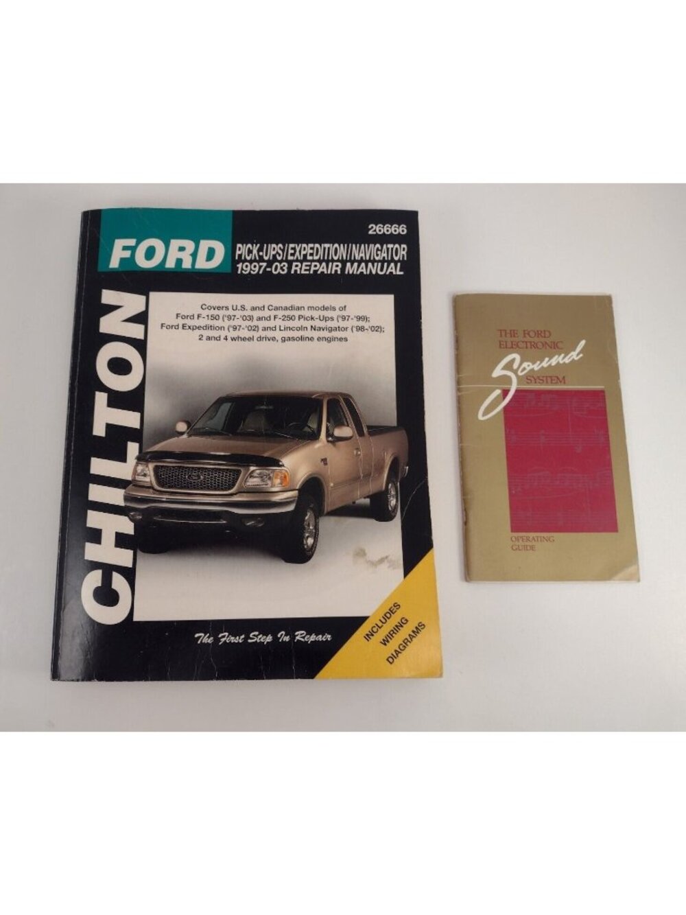 Ford Pickup Expedition Navigator 1997-2003 Repair Manual Sound System 26666